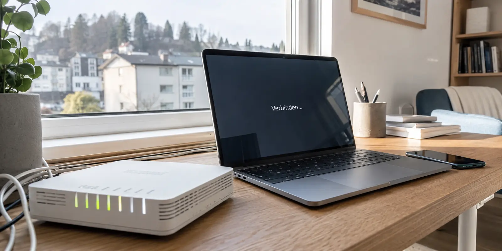 VPN-Verbindung bleibt neben der Internet Box in einem Schweizer Heimnetz hängen