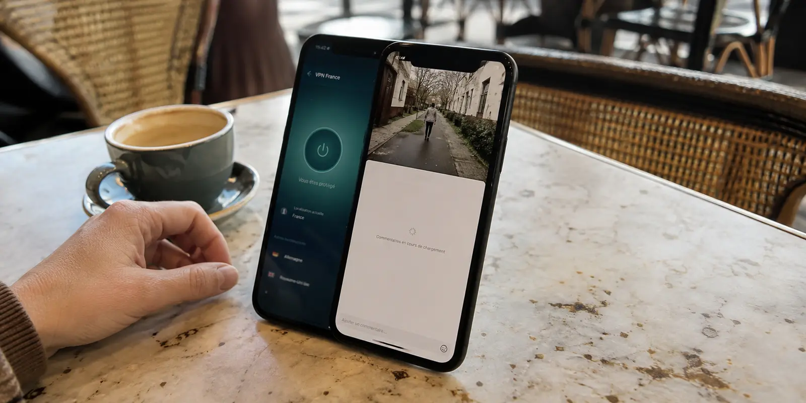 Une vidéo TikTok joue alors que les commentaires restent vides
