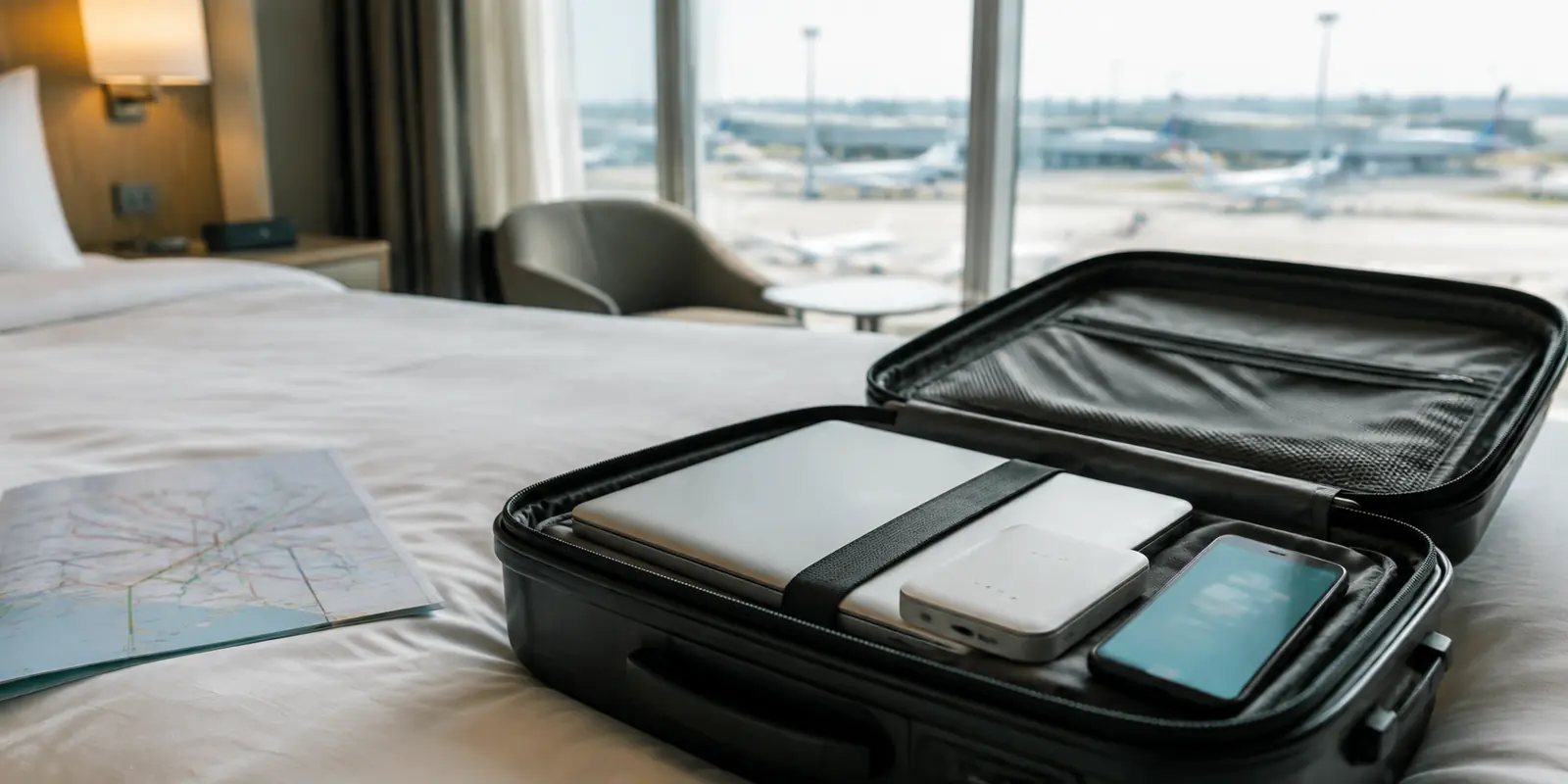 Real-world travel connectivity problem in an authentic setting