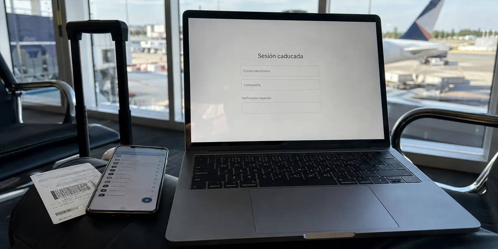 La VPN pide volver a iniciar sesión en una puerta de embarque de Melbourne