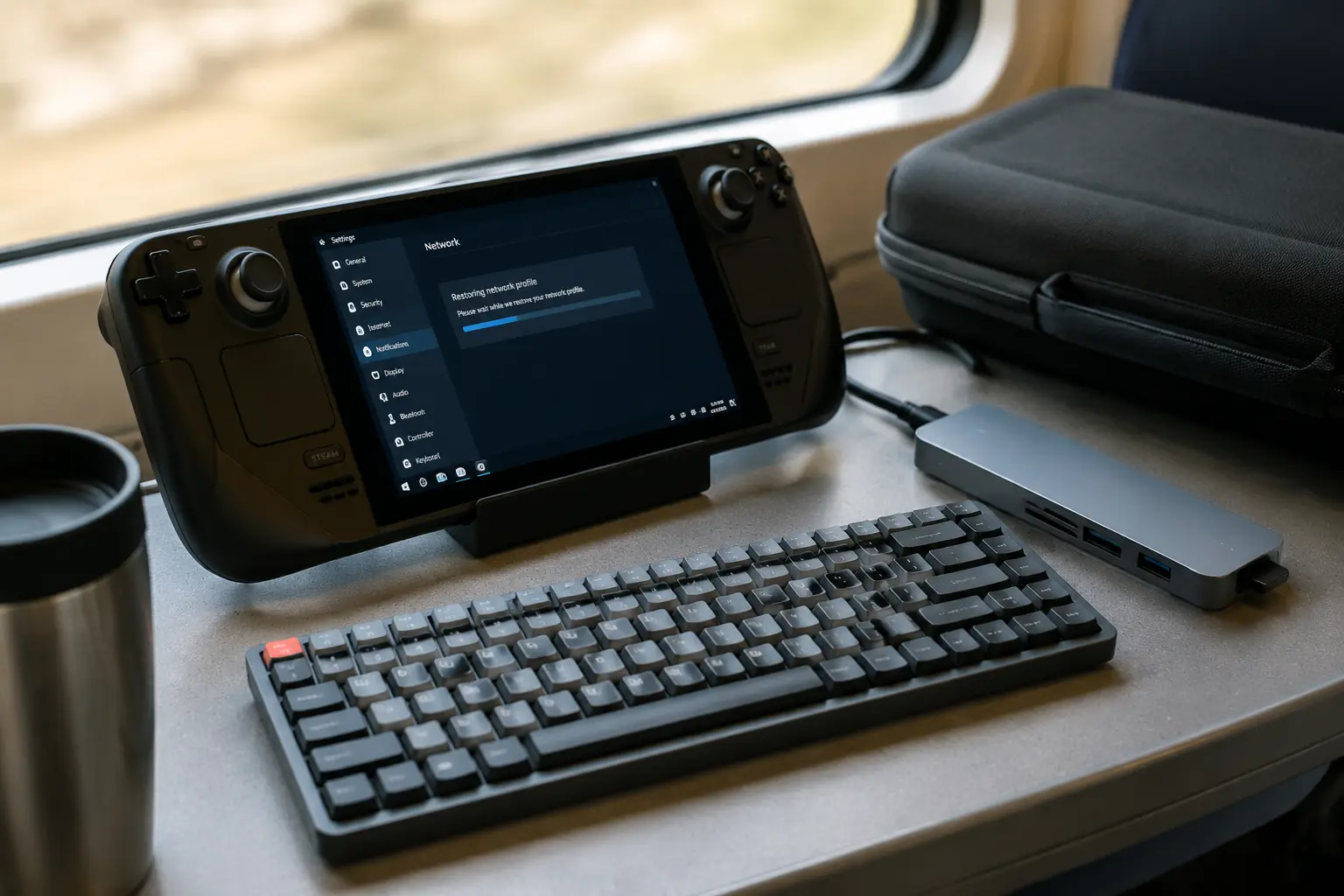 Le passage au mode Jeu révèle si le profil réseau a réellement survécu.
