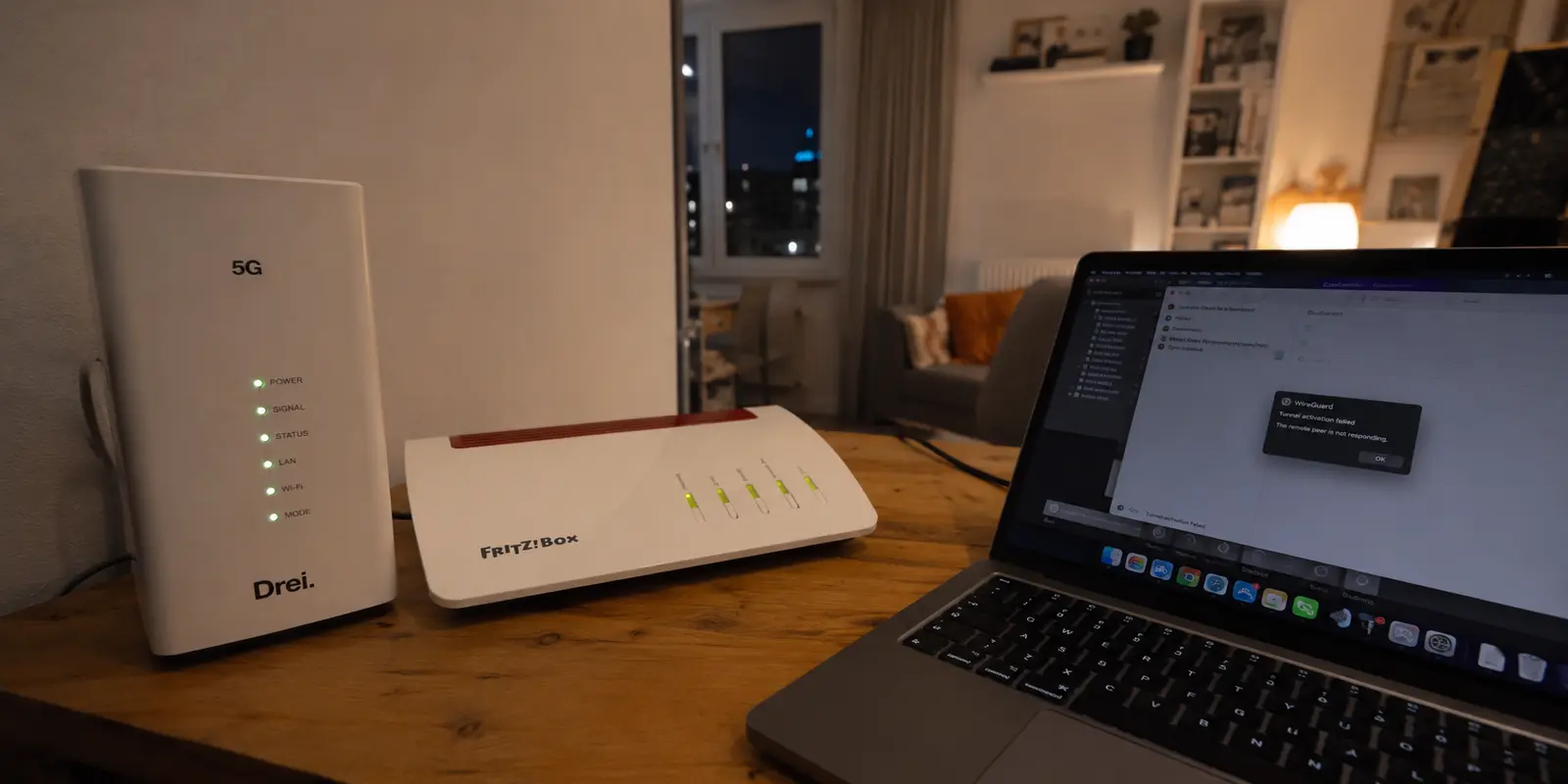 WireGuard hinter A1 NetCube: Warum Bridge Mode und offene Ports oft am falschen Problem ansetzen